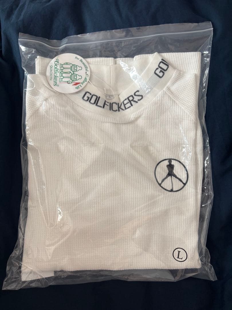 ゴルフィッカーズ Mock Neck Thermal 白 L