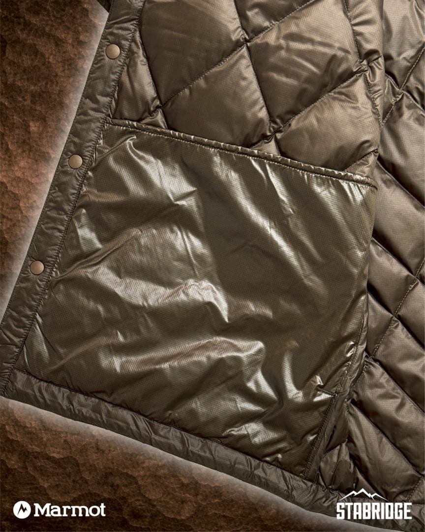 ジャケット・アウター STABRIDGE Marmot DOWN T-SHIRT Stone