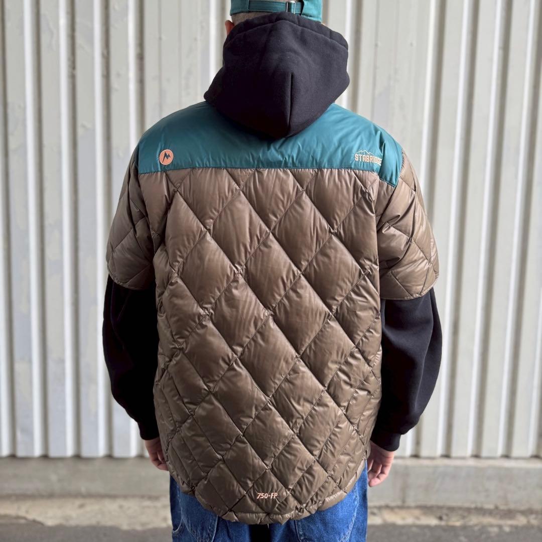 ジャケット・アウター STABRIDGE Marmot DOWN T-SHIRT Stone