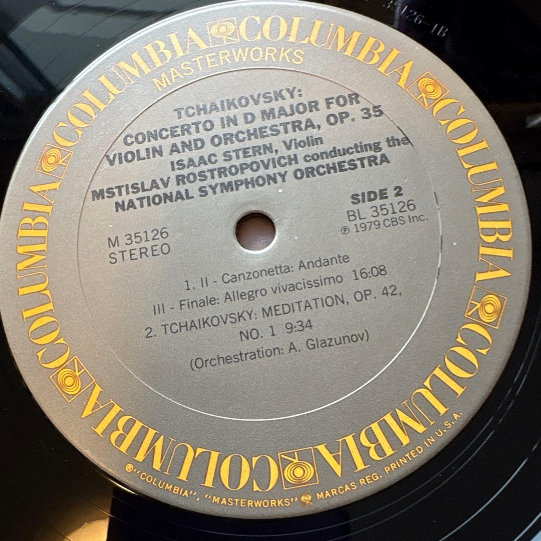 チャイコフスキー:ヴァイオリン協奏曲/I.スターン/ロストロポーヴィチ/79年米