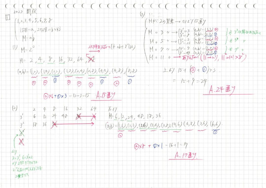 塾講師オリジナル 今だけ4割引 入試数学解説 全問動画付 最難関21高 2023