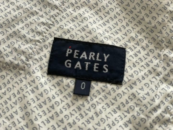 パーリーゲイツ ゴルフミニスカート　冬物　裏起毛　ネイビー　サイズ０