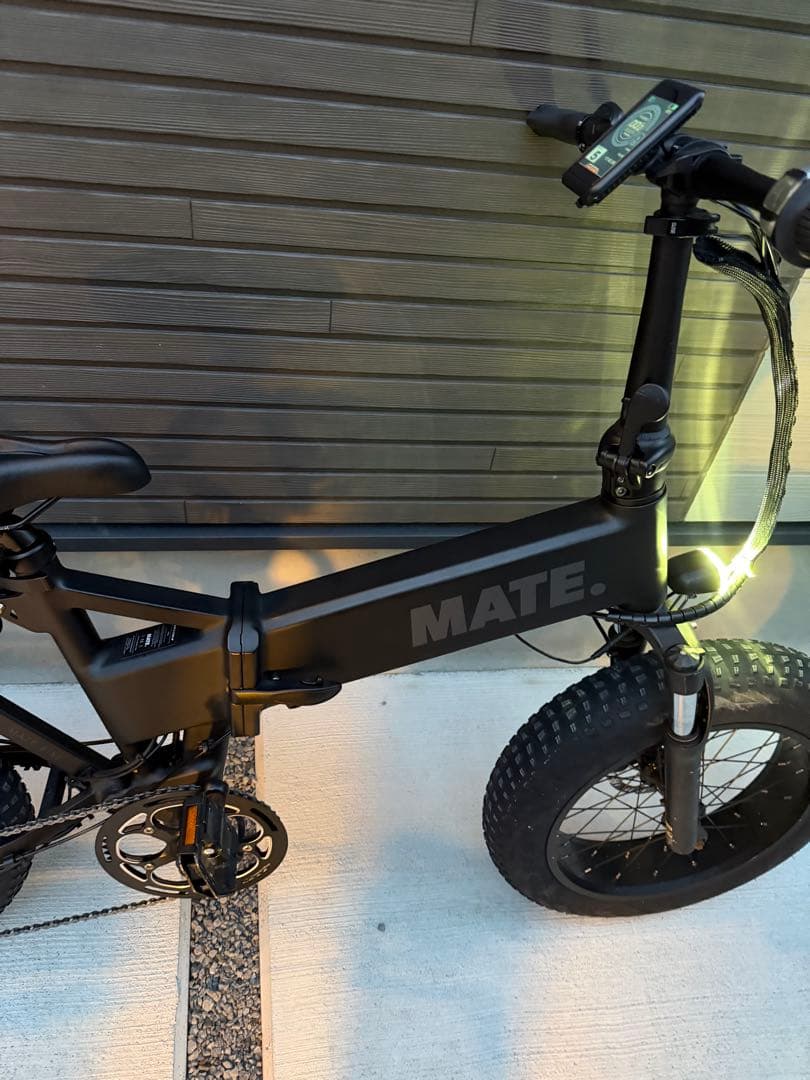 新ロゴMATE X メイトバイク電動アシスト自転車　ブラックMATE BIKE