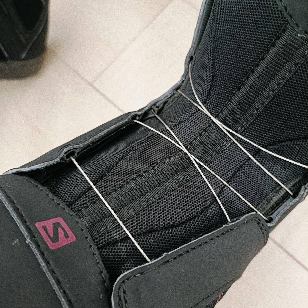 【美品】SALOMON SCARLET BOA 24.5cm