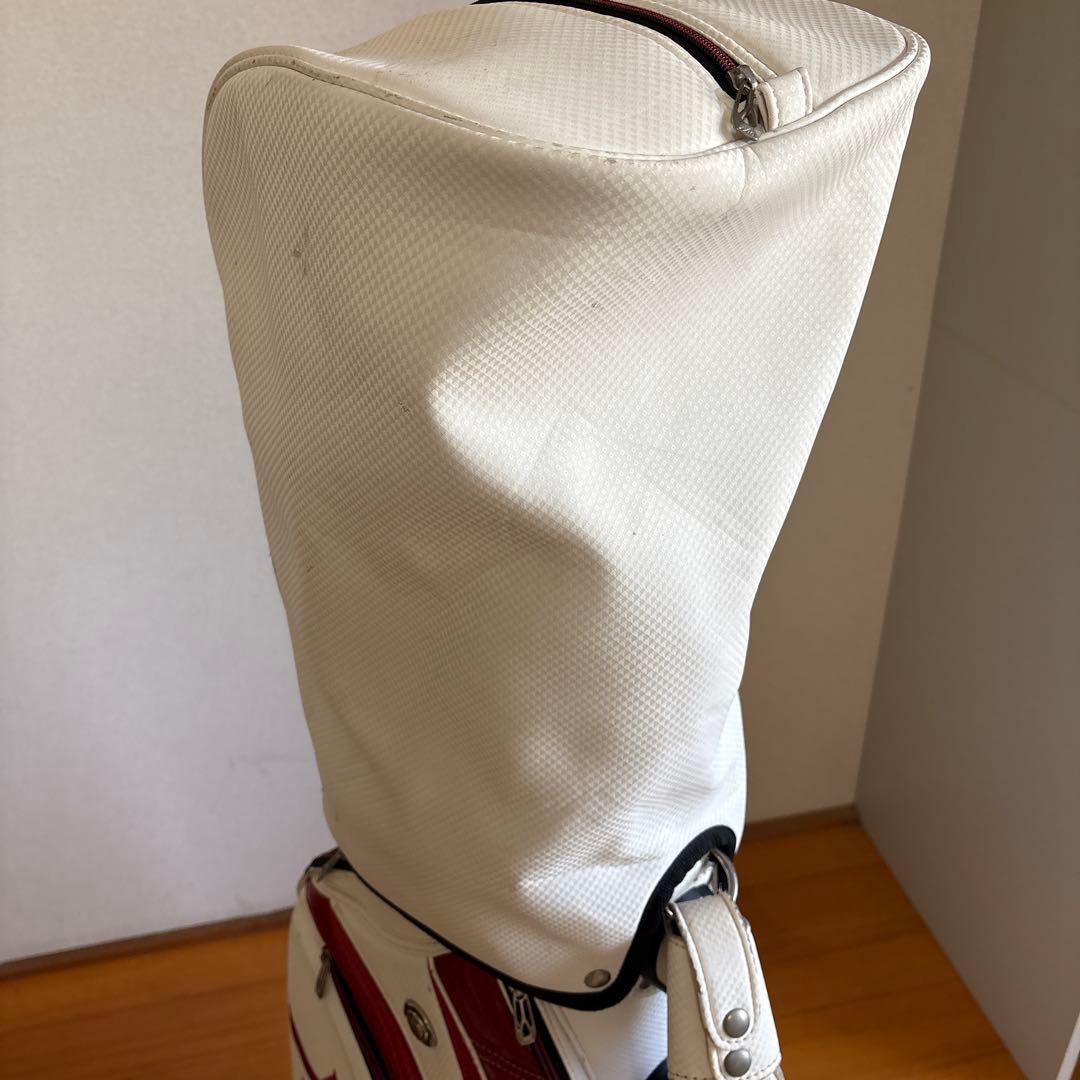 ゼクシオ XXIO キャディバッグ ホワイト フード付