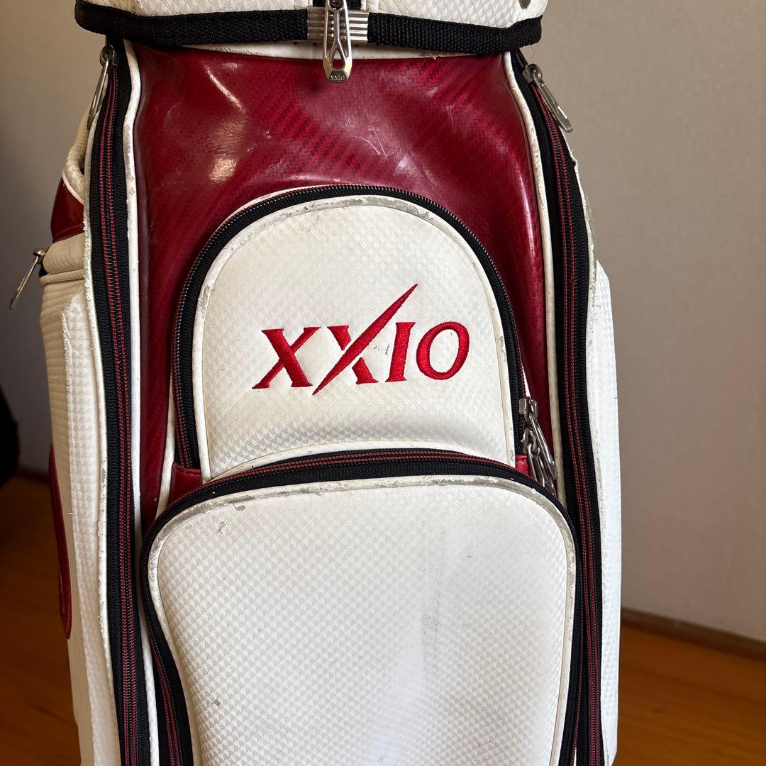 ゼクシオ XXIO キャディバッグ ホワイト フード付