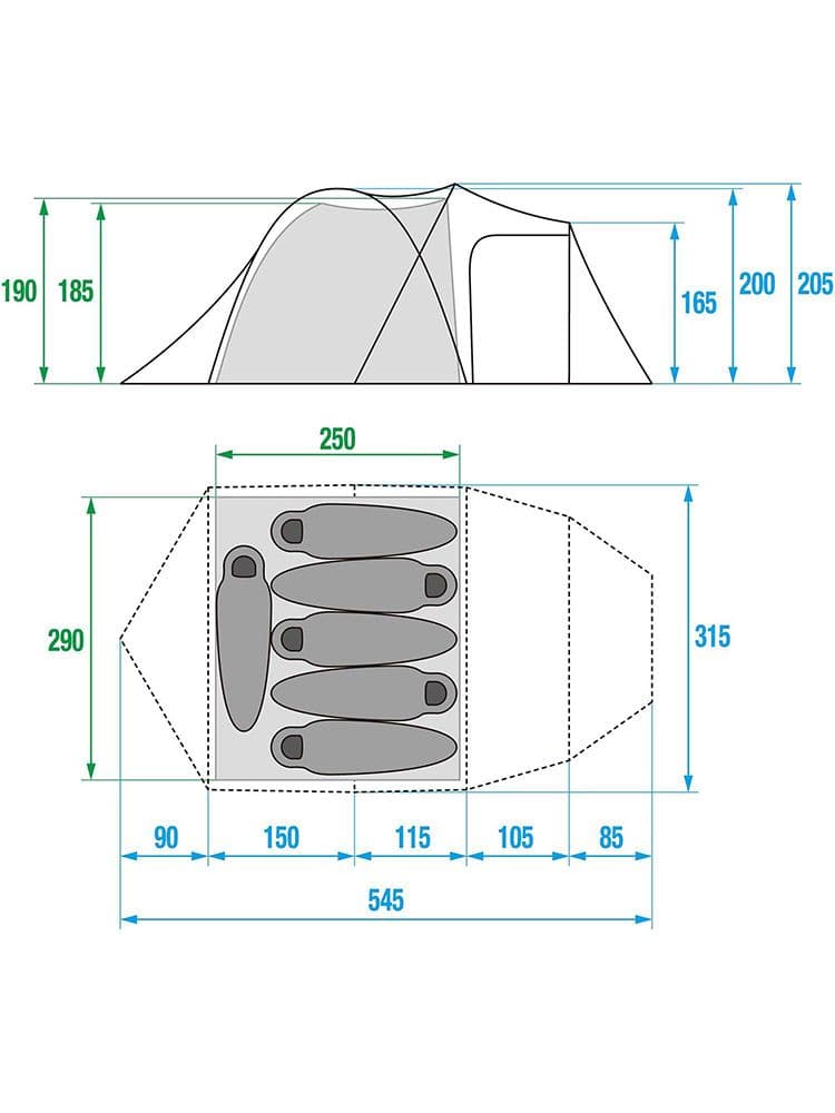 【新品未使用】ノースフェイス Lander 6 TC NV22328　6人用