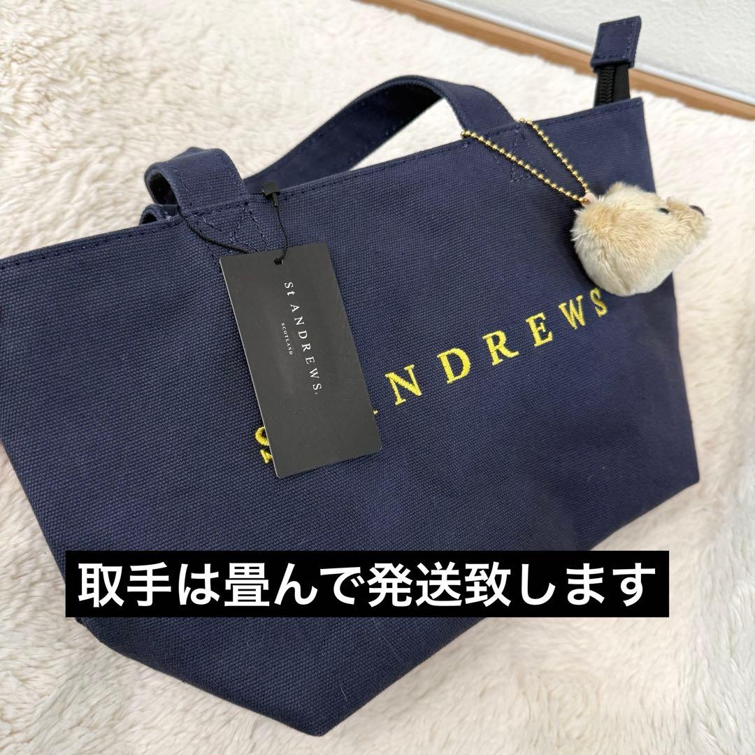 セントアンドリュース カートバッグ くまチャーム付 ゴルフ St ANDREWS