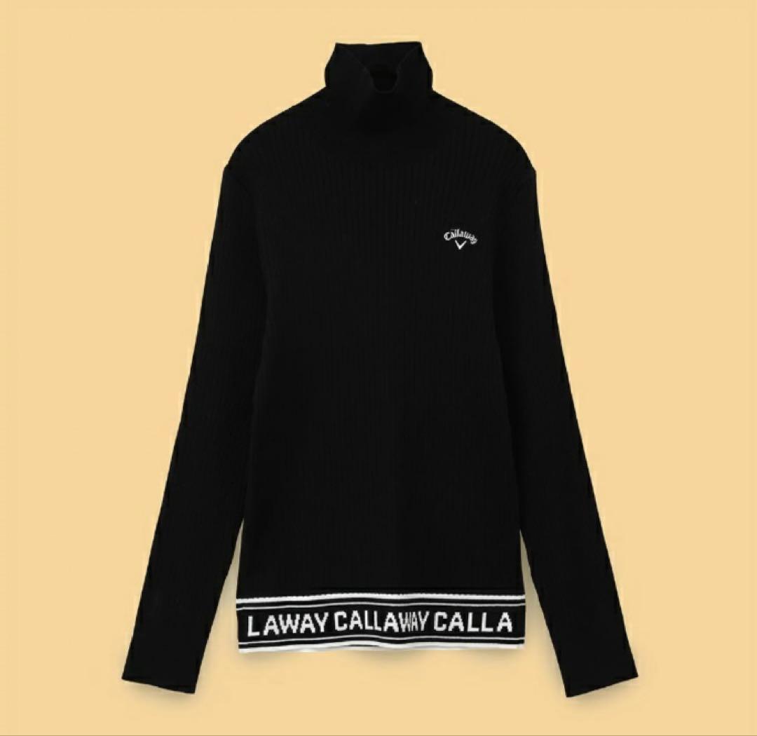 キャロウェイ レディース ハイネック セーター、ニット 未使用タグ付 L