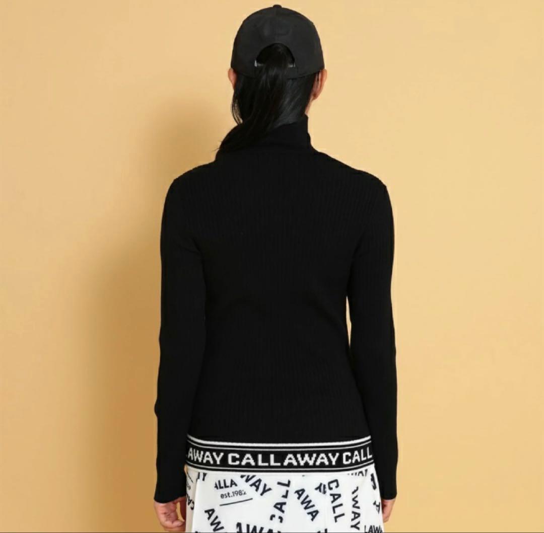 キャロウェイ レディース ハイネック セーター、ニット 未使用タグ付 L