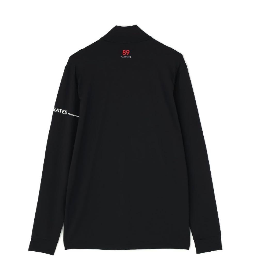 新品 パーリーゲイツ 37.5ベア天竺長袖ハイネックカットソー(5)L/濃紺