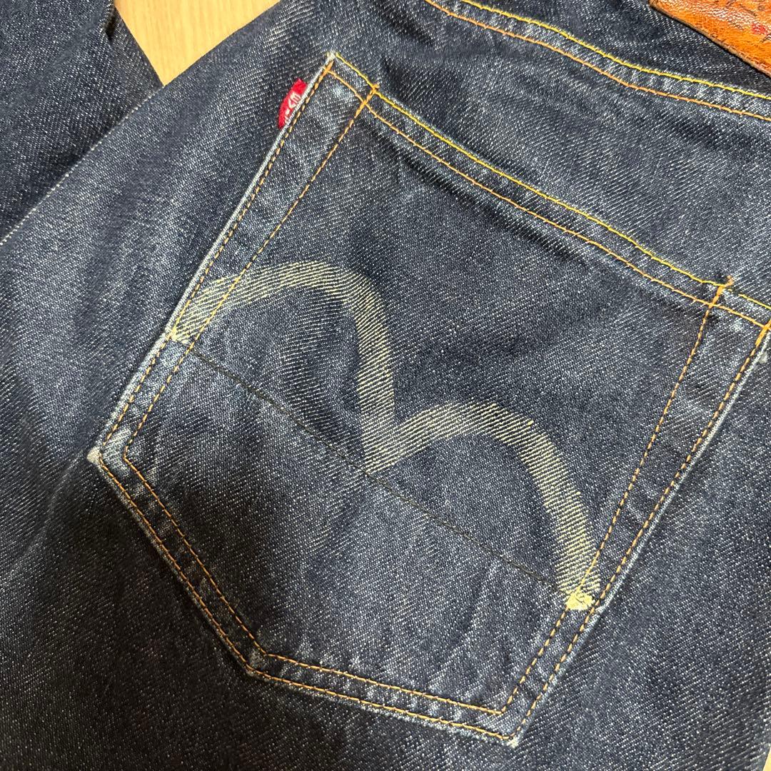 EVISU 2504xx w32L35 シンチバック　デニム　ジーンズ　エヴィス
