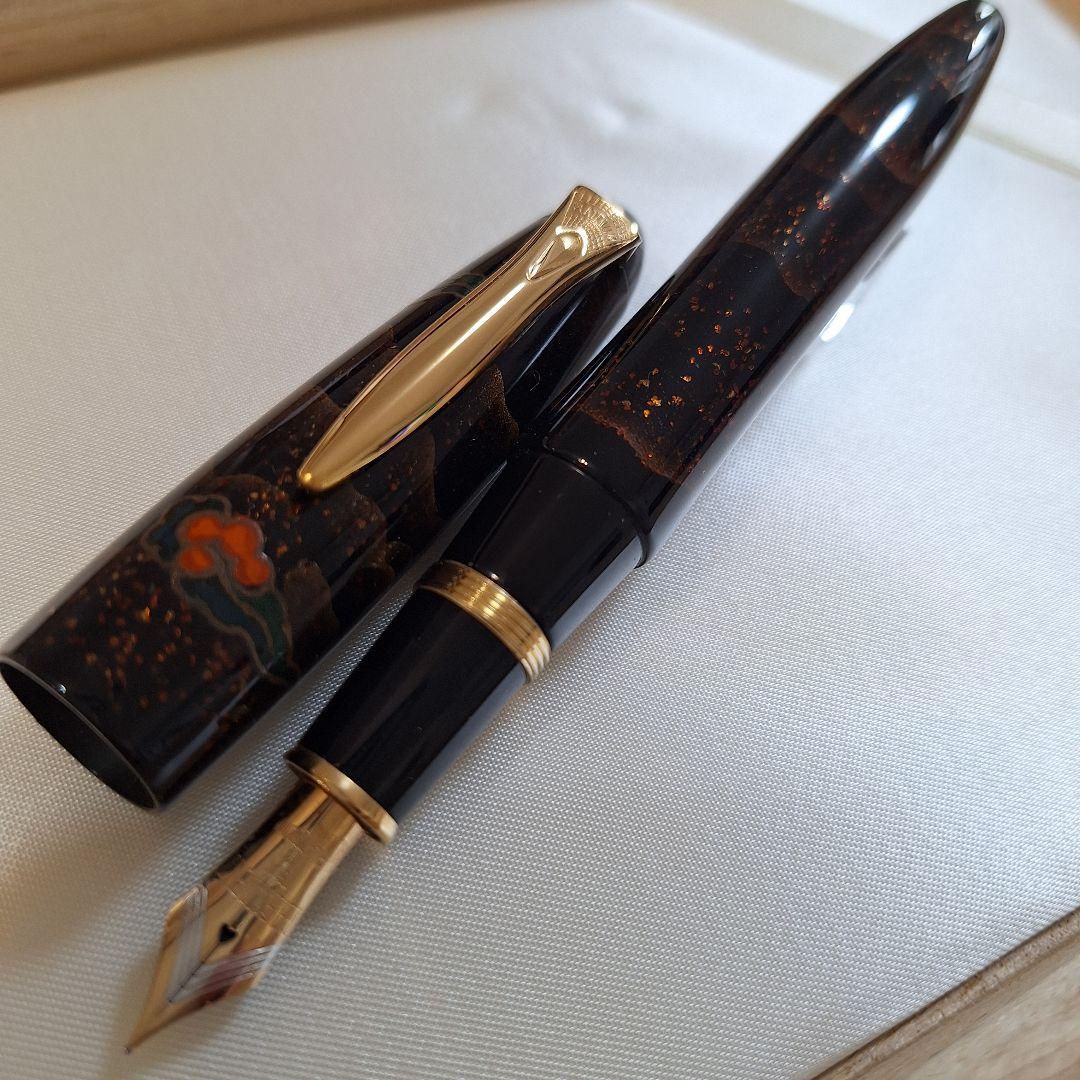 【新品・限定200本】出雲 八雲塗り 中字 万年筆 18金