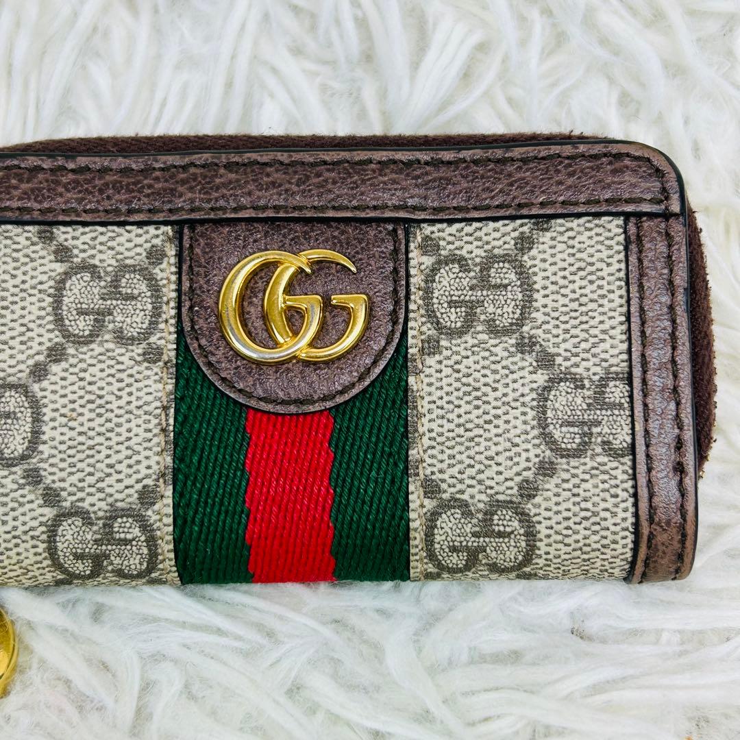 ✨美品 グッチ オフィディア GGキーケース Gキーフック 523157