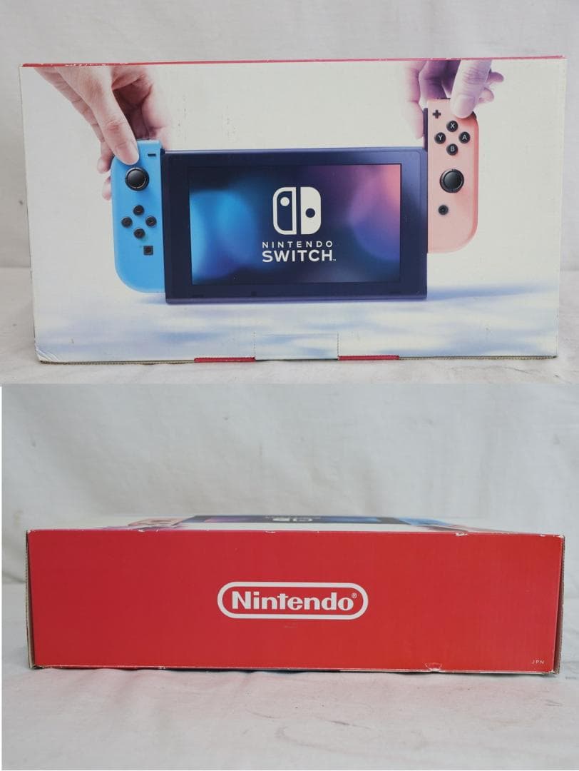 ◇NINTENDO SWITCH 任天堂スイッチ 赤青　07178
