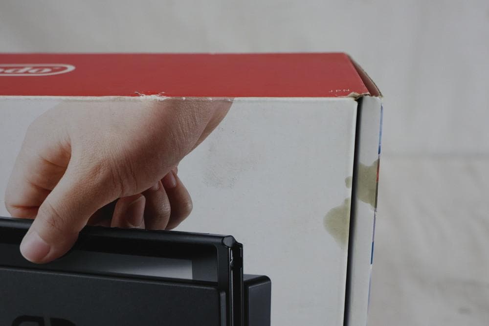 ◇NINTENDO SWITCH 任天堂スイッチ 赤青　07178