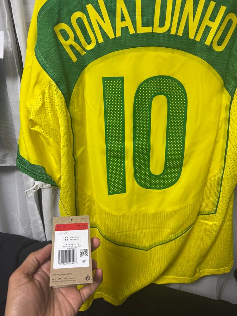 Nike ブラジル代表 RONALDINHO 10番ジャージ