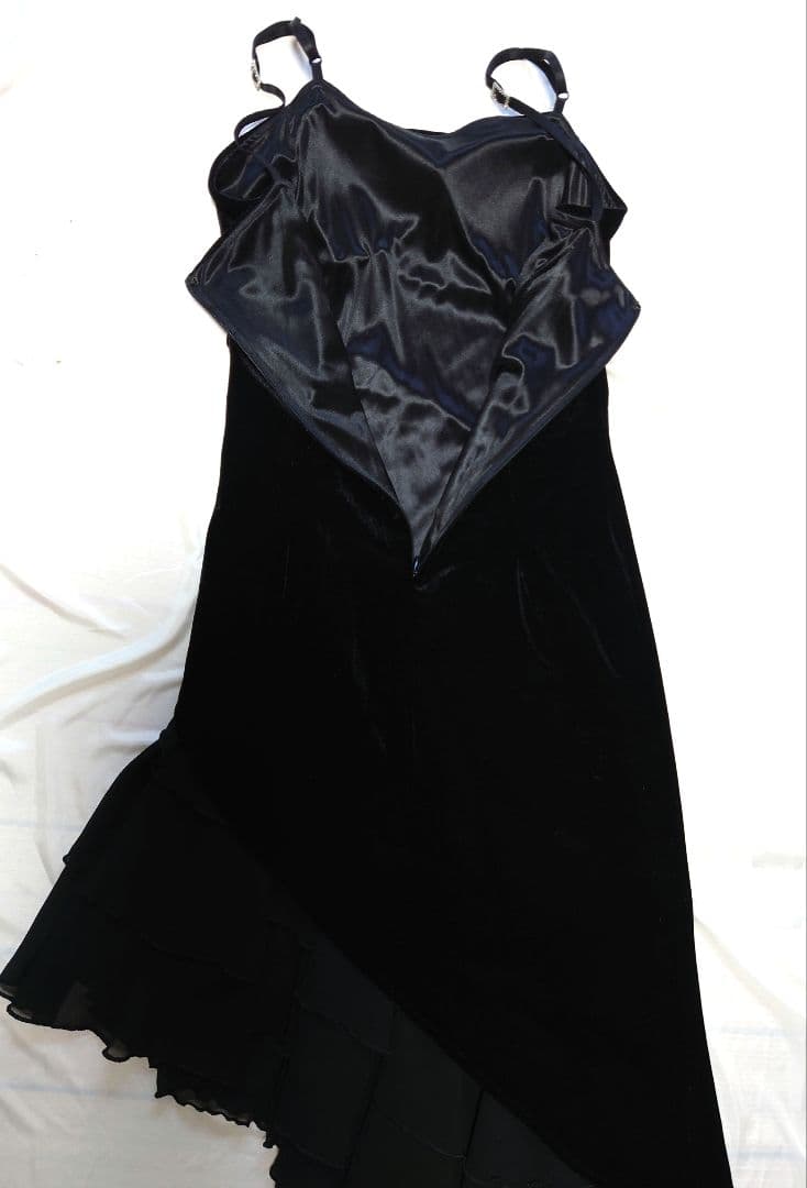 ROSEQUARTZ　黒ベルベットワンピース　ドレス　Mサイズ
