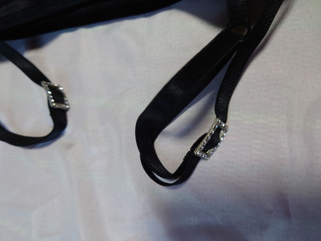 ROSEQUARTZ　黒ベルベットワンピース　ドレス　Mサイズ