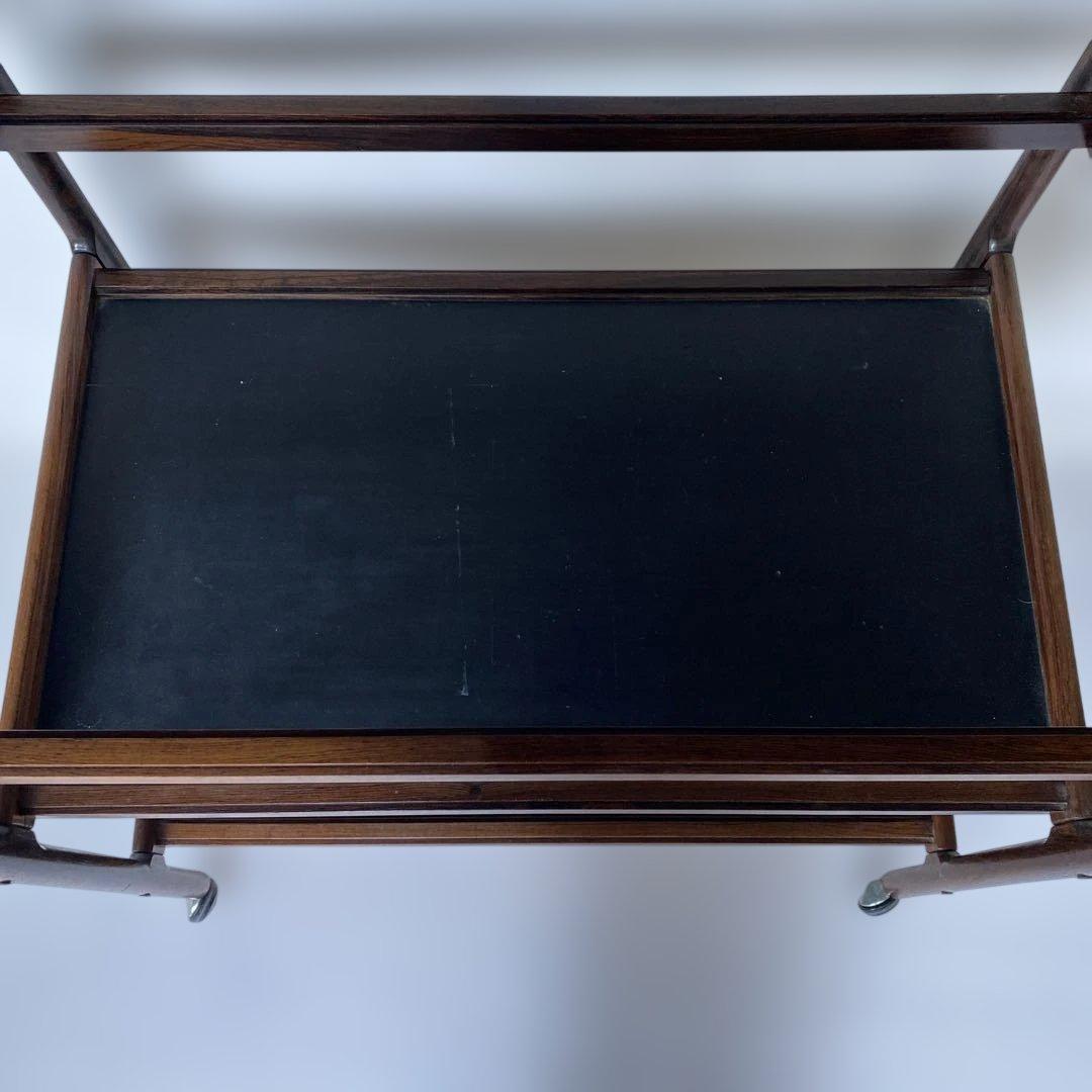 1960年代頃 デンマーク ローズウッド ワゴン トロリー サイドボード