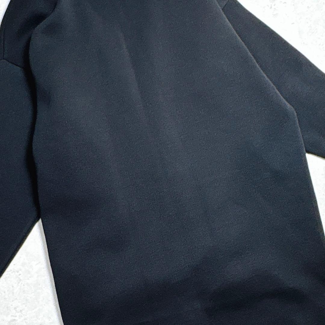 ドゥーズィエムクラス　Twins cotton ニット ロングガウン　ブラック