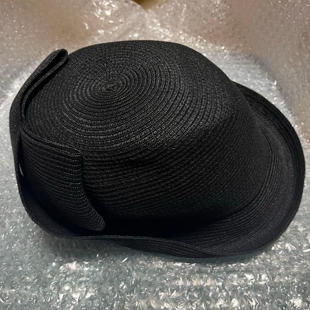 【未使用】SOU・SOU ハット 麦わら帽子 ねね 濡羽色