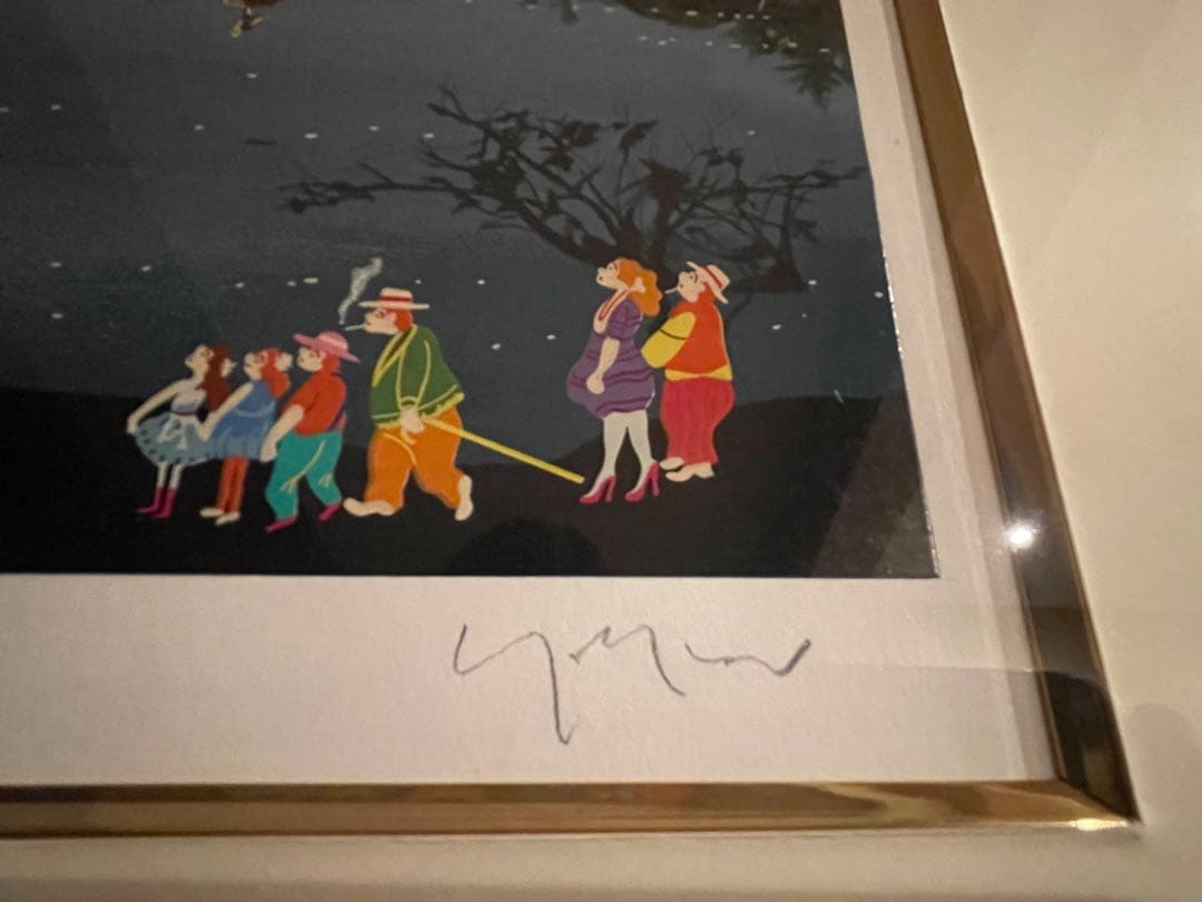 【美品】ヒロ・ヤマガタ　日本のエッセンス　金閣寺　自筆サイン