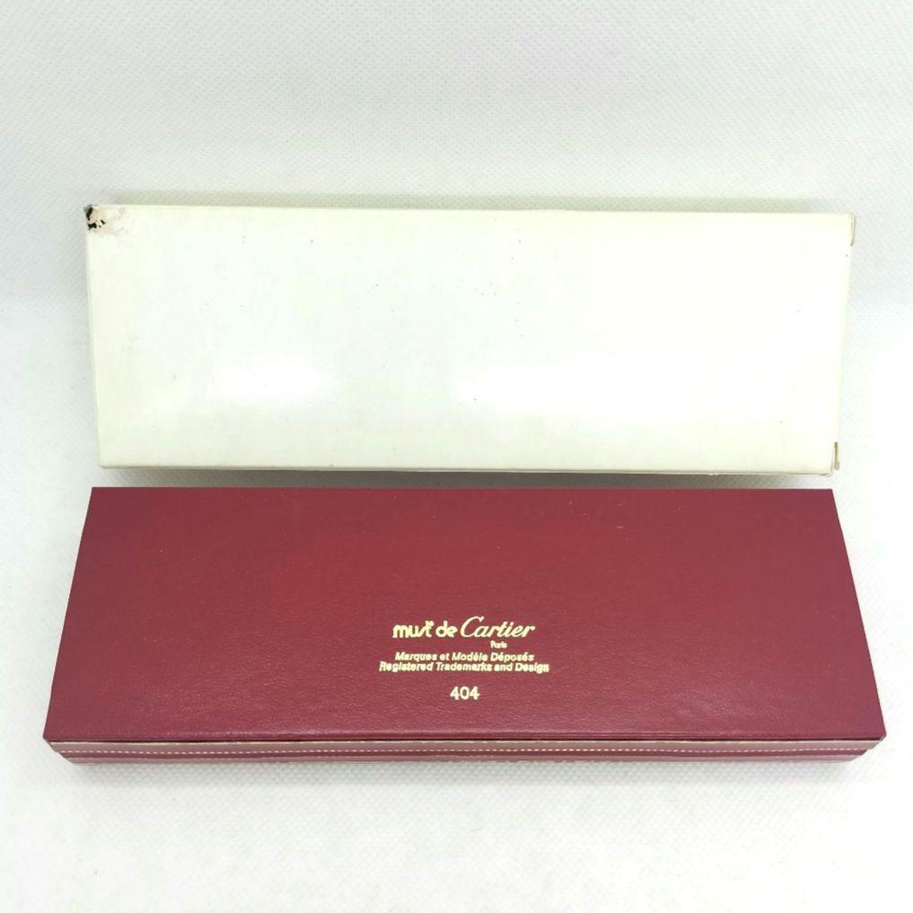 【S】Cartier マスト ドゥ カルティエ ゴールド ボールペン 箱付