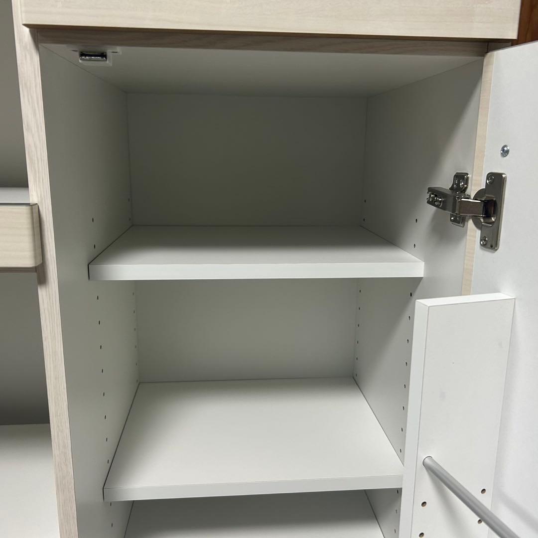 都内23区送料無料✨創愛ファニチュア✨ 食器棚　キッチンカウンター　カシュー80