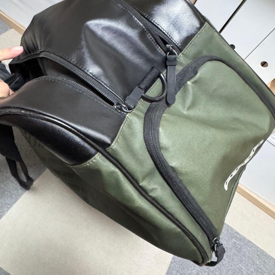 LI-NING バドミントンバッグ オリーブグリーン/ブラック