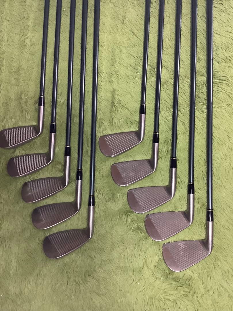 【希少】ミズノT-ZOID COMP アイアン10本セット　カーボンR