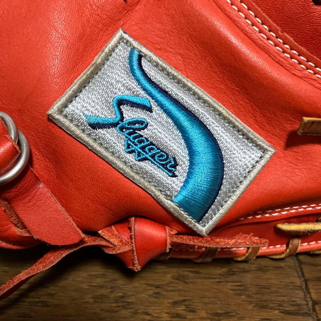 【美品】久保田スラッガーキャッチャーミットKSM-622 軟式グローブＦオレンジ