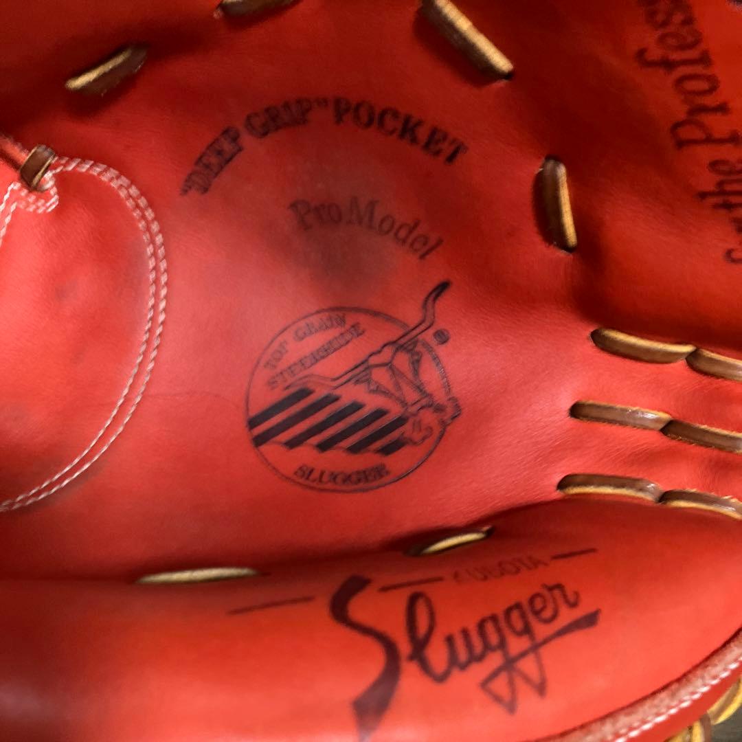 【美品】久保田スラッガーキャッチャーミットKSM-622 軟式グローブＦオレンジ