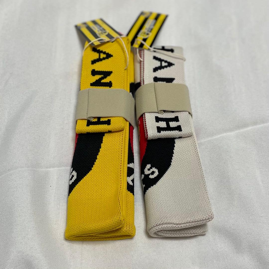 2個セット　限定●阪神タイガース　ニットバッグ　優勝記念　 イエロー&ホワイト