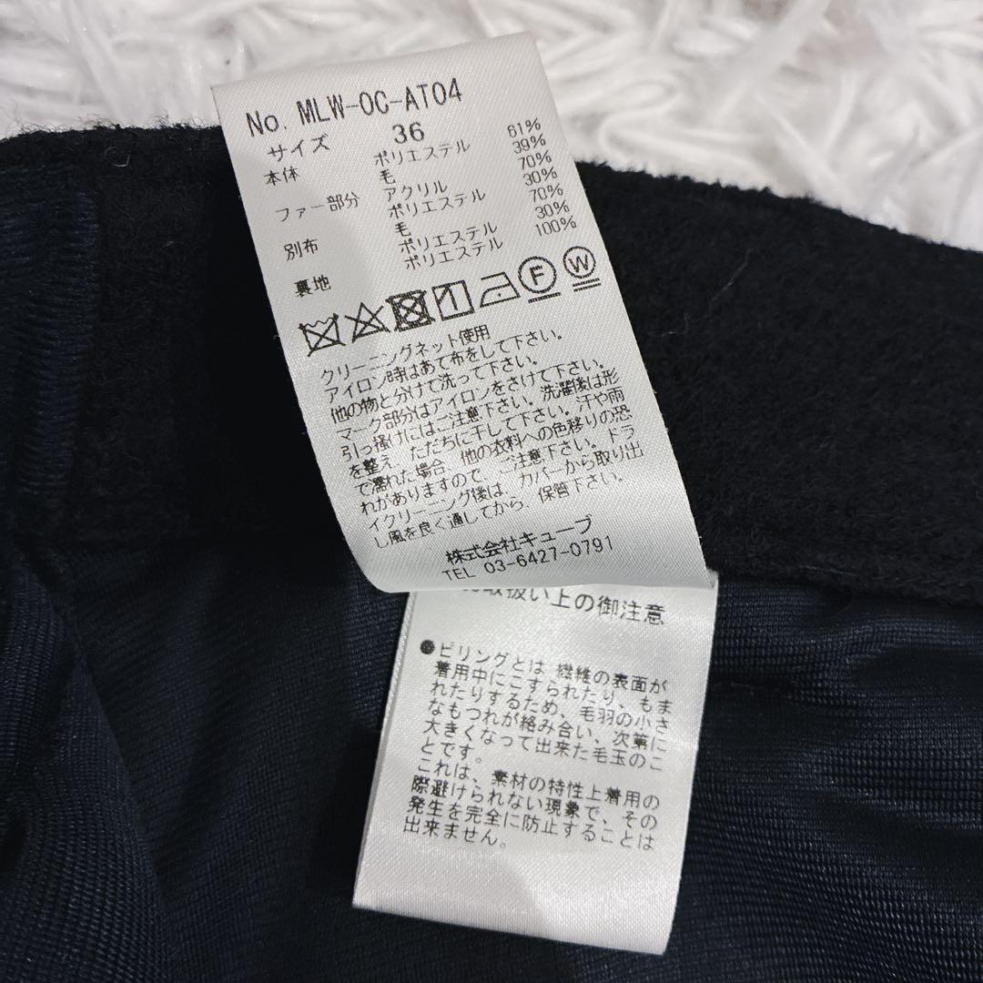 MARK & LONA ショートパンツ ファー スカル ゴルフウェア ウール