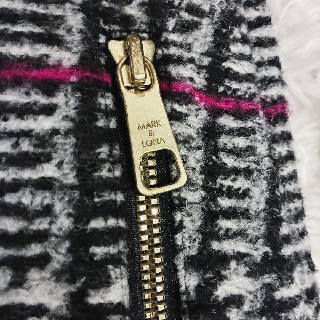 MARK & LONA ショートパンツ ファー スカル ゴルフウェア ウール