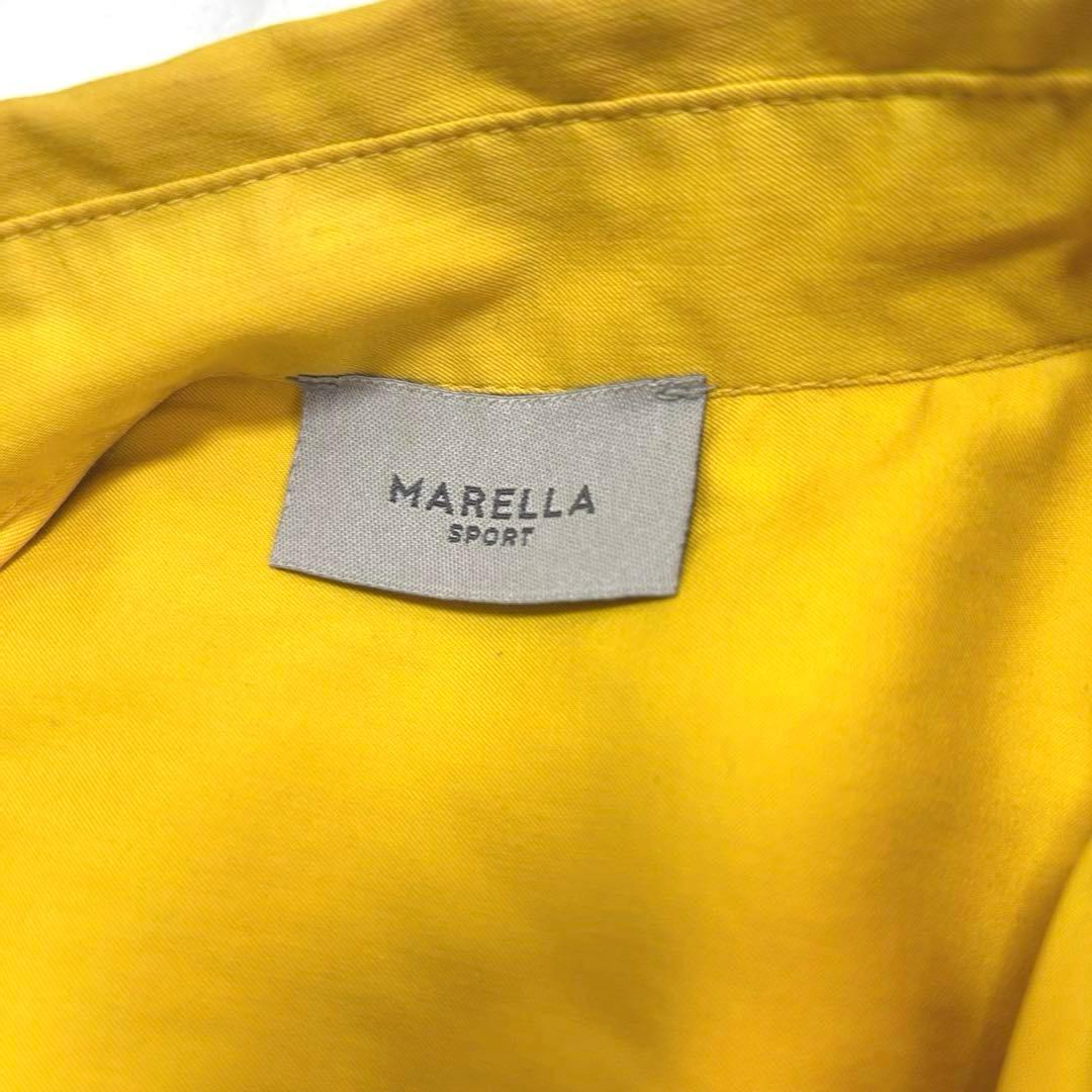 美品✨マックスマーラ　マレーラ　リボン　ベルト　フレアロングワンピース　40