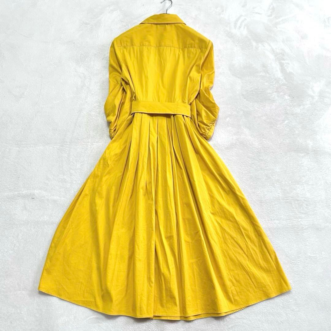 美品✨マックスマーラ　マレーラ　リボン　ベルト　フレアロングワンピース　40