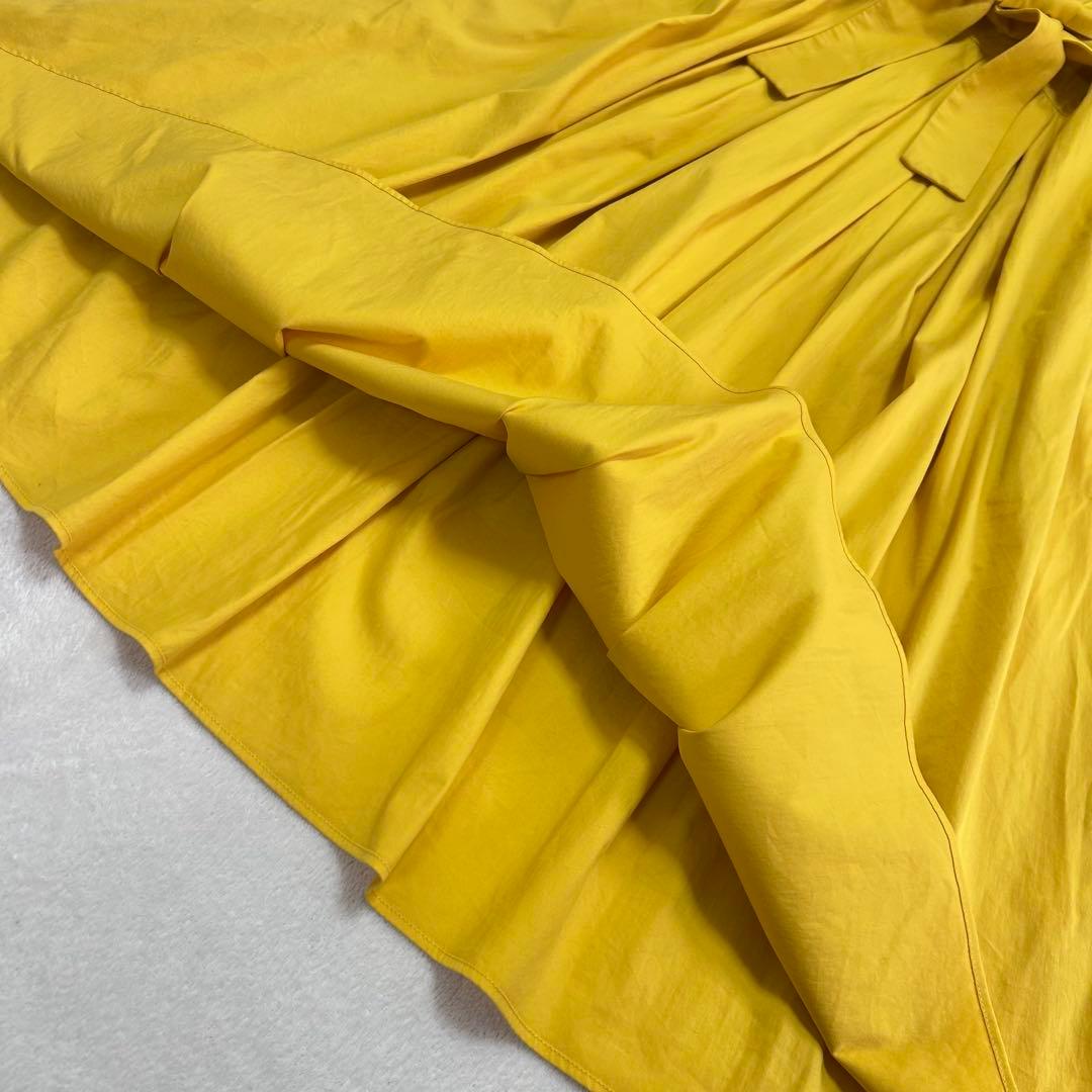 美品✨マックスマーラ　マレーラ　リボン　ベルト　フレアロングワンピース　40