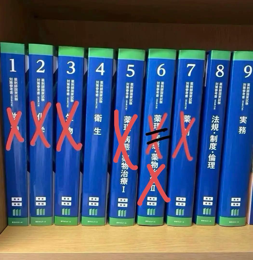 第111回薬剤師国家試験対策 青本・青問 全冊セット（バラ売り可）