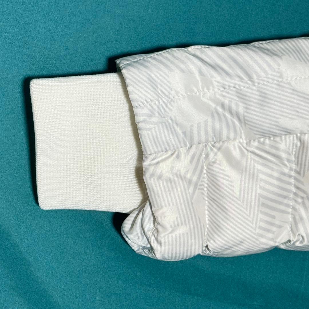 ニューバランスゴルフ ダウンジャケット 白 袖脱着可2WAY中綿ブルゾン防寒秋冬