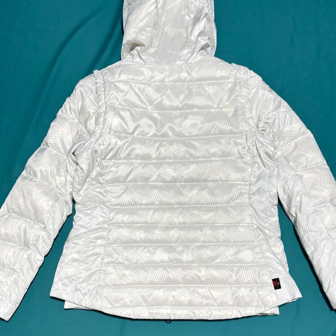 ニューバランスゴルフ ダウンジャケット 白 袖脱着可2WAY中綿ブルゾン防寒秋冬