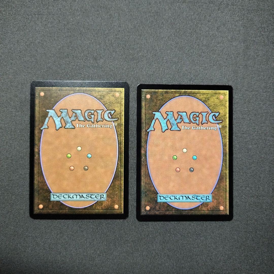 記憶の欠落　直筆サイン　ノーマルFOIL　２枚　MTG サインド　日本画　STX