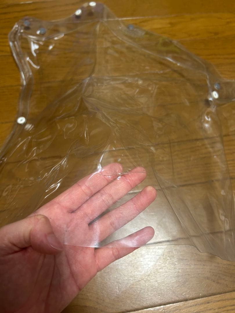 【後ろ】リトルキディーズ（黒）自転車レインカバー