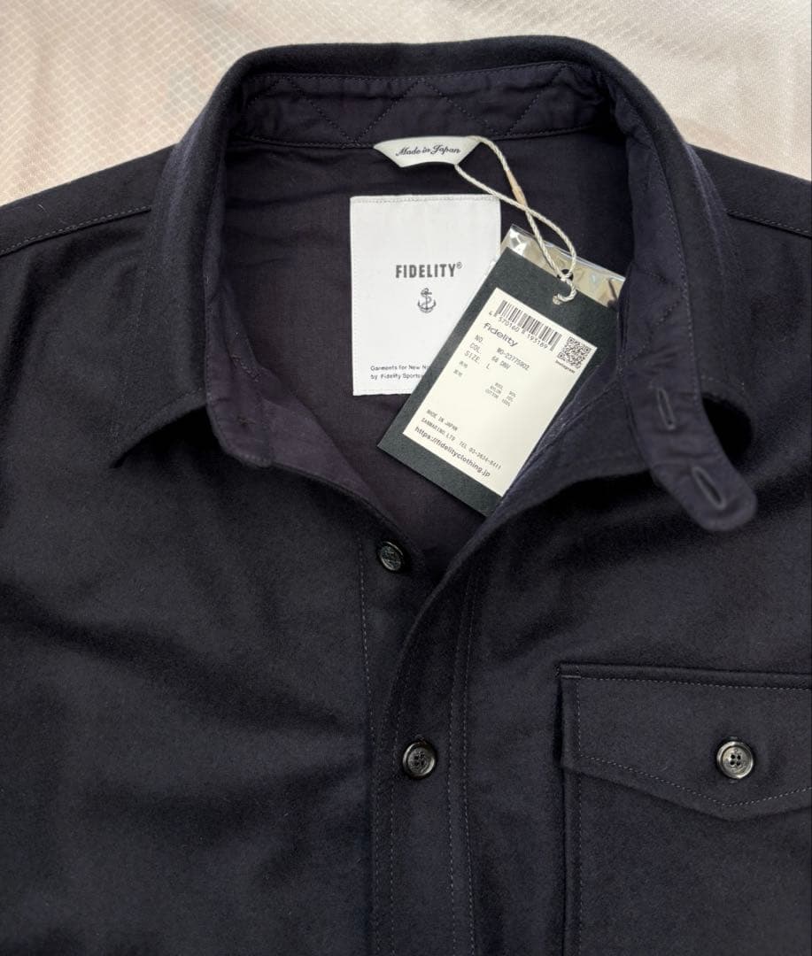 【新品未使用】 FIDELITY × 2nd プルオーバー CPOシャツ L