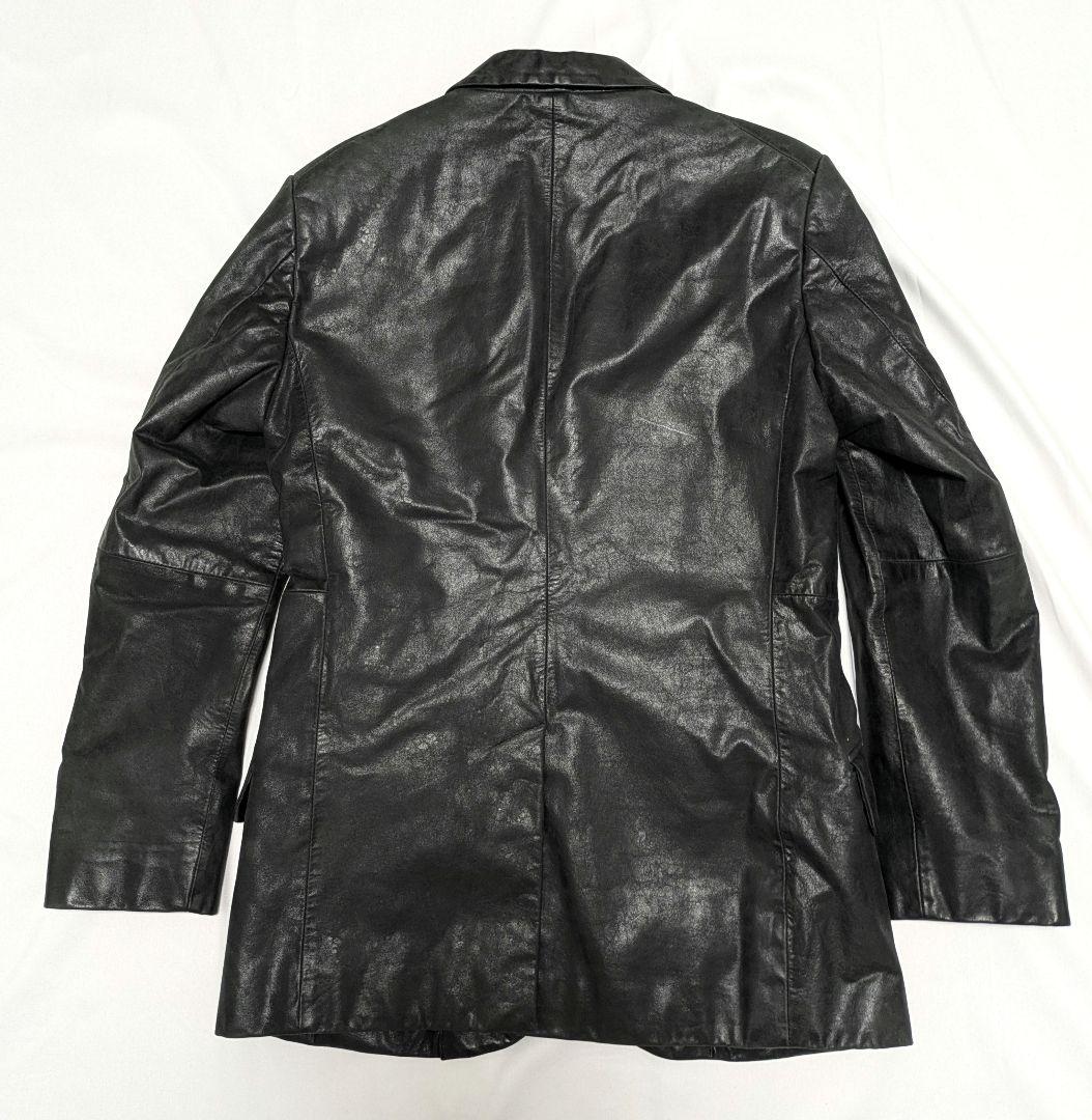 【極美品】カルバンクライン　レザー　テーラードジャケット М