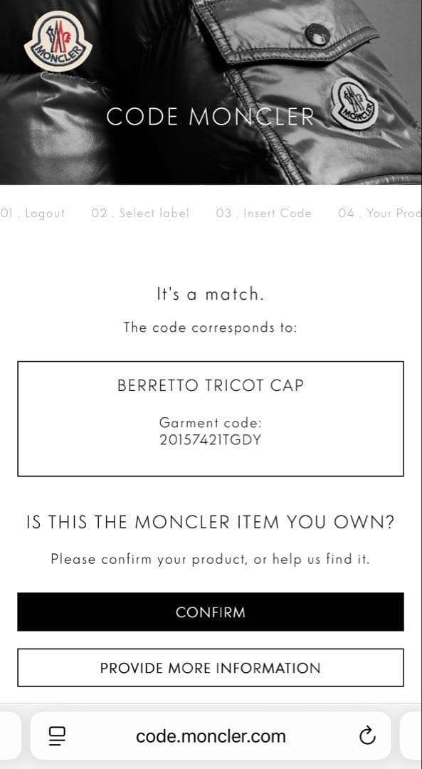 モンクレール ニット帽 ビーニー ケーブル網み ロゴワッペン ブラック