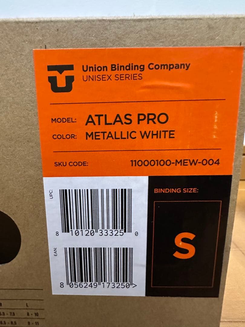 UNION ATLAS PRO メタリックホワイト Sサイズ