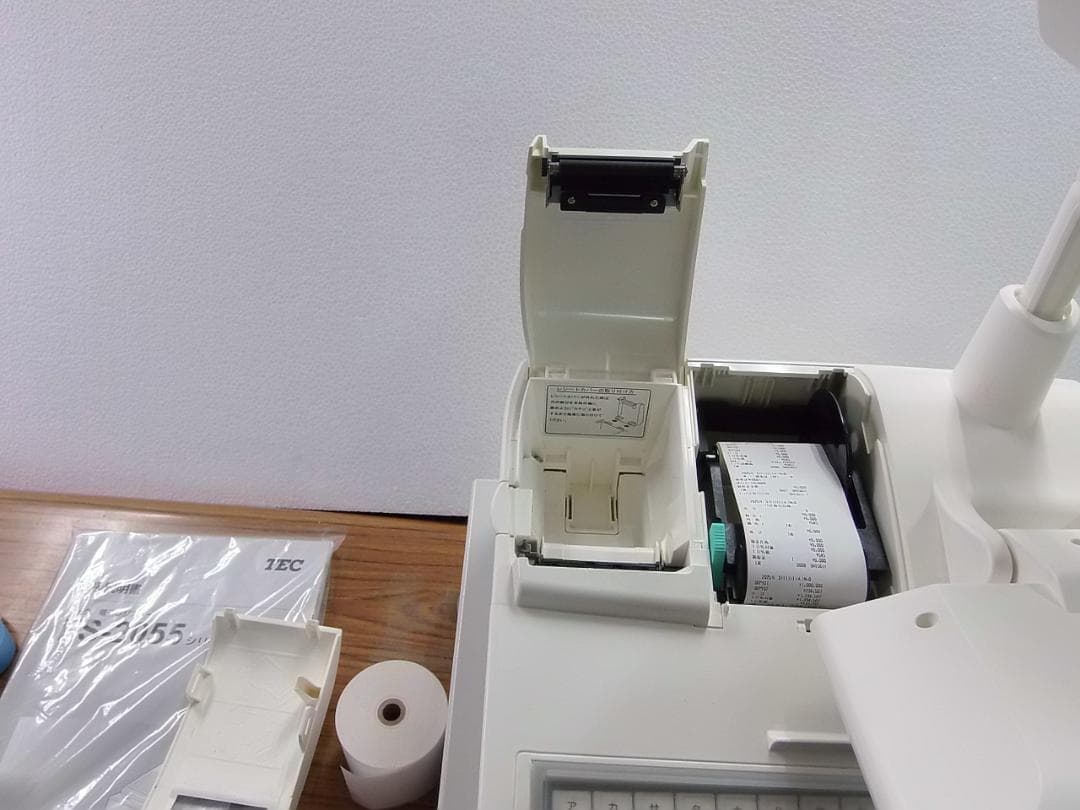 311設定無料東芝テックFS-2055-V2スキャナー付インボイスレジスター