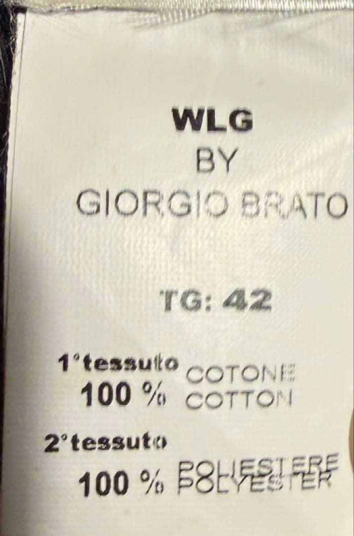 WLG by Giorgio Bratoリバーシブルダブルジップパーカー